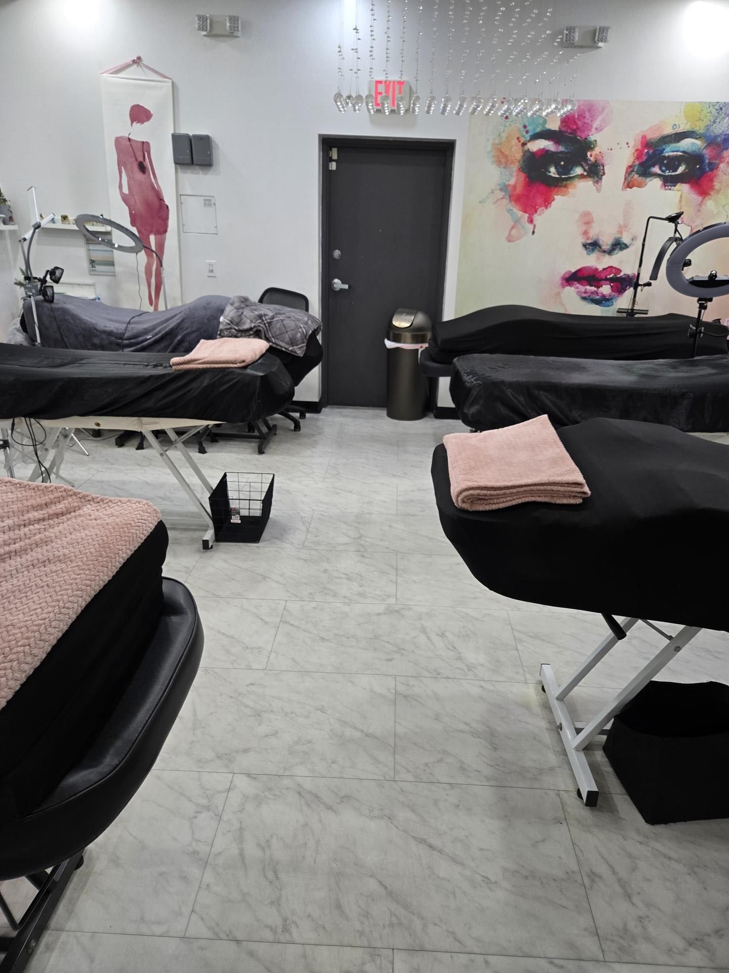 Beauty studio cleaned